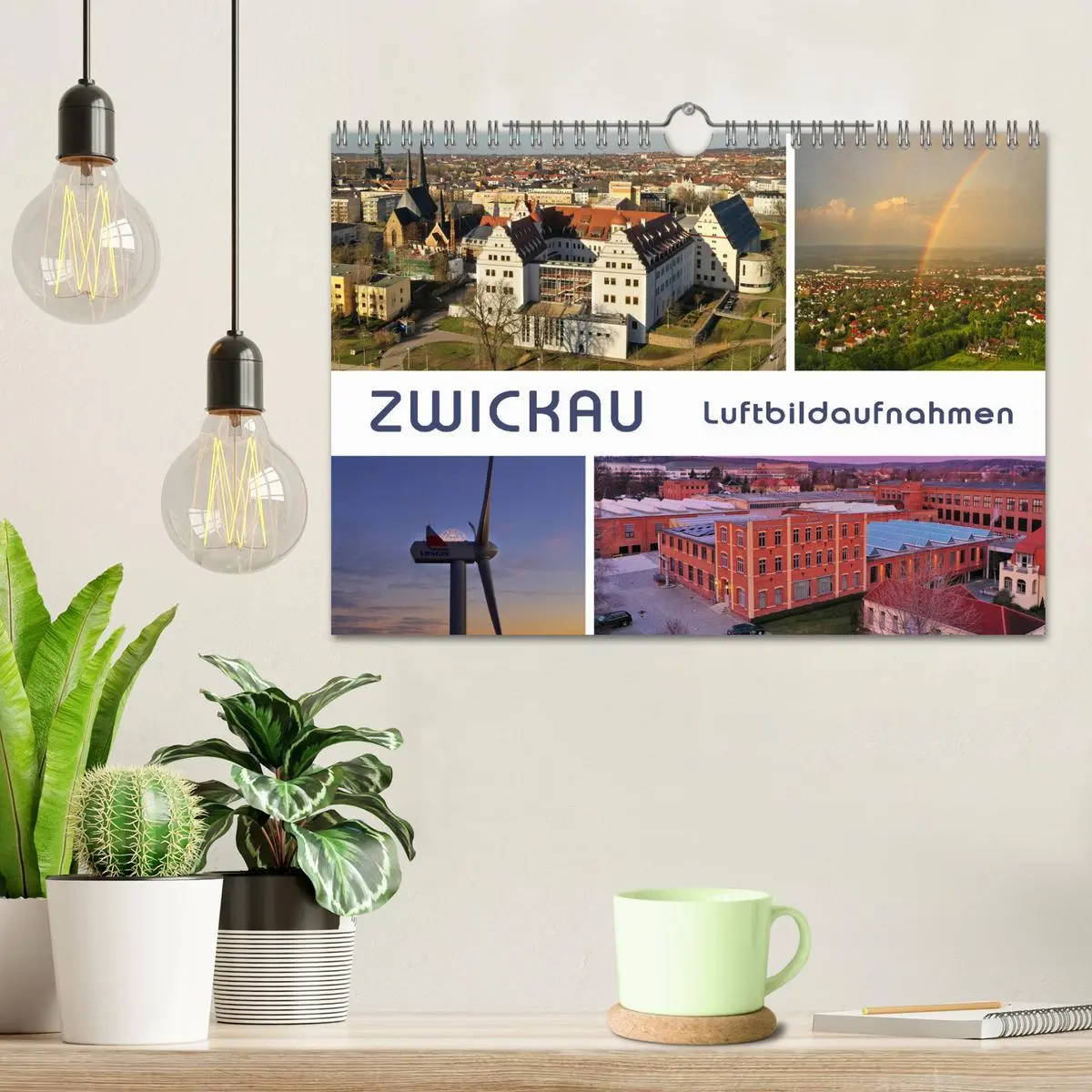 Bild: 9783457570265 | Zwickau - Luftaufnahmen (Wandkalender 2026 DIN A4 quer), CALVENDO...