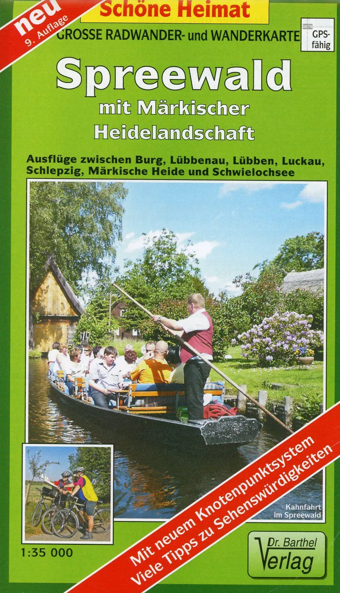 Cover: 9783895910265 | Spreewald mit Märkischer Heidelandschaft 1 : 35 000. Grosse...