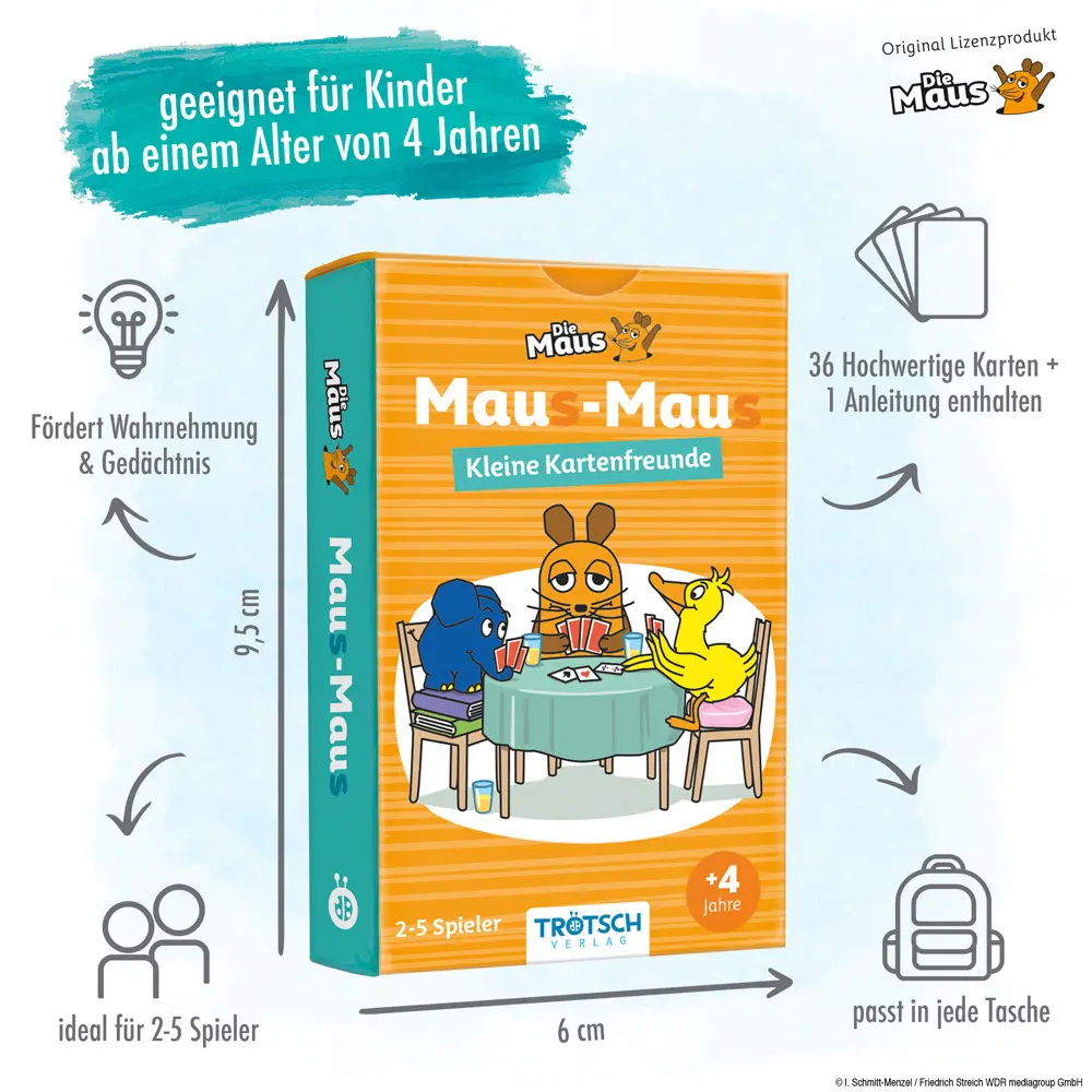 Bild: 4251901510365 | TRÖTSCH - Die Maus Mau-Mau KartenspielMau(s)-Mau(s) Kleine...