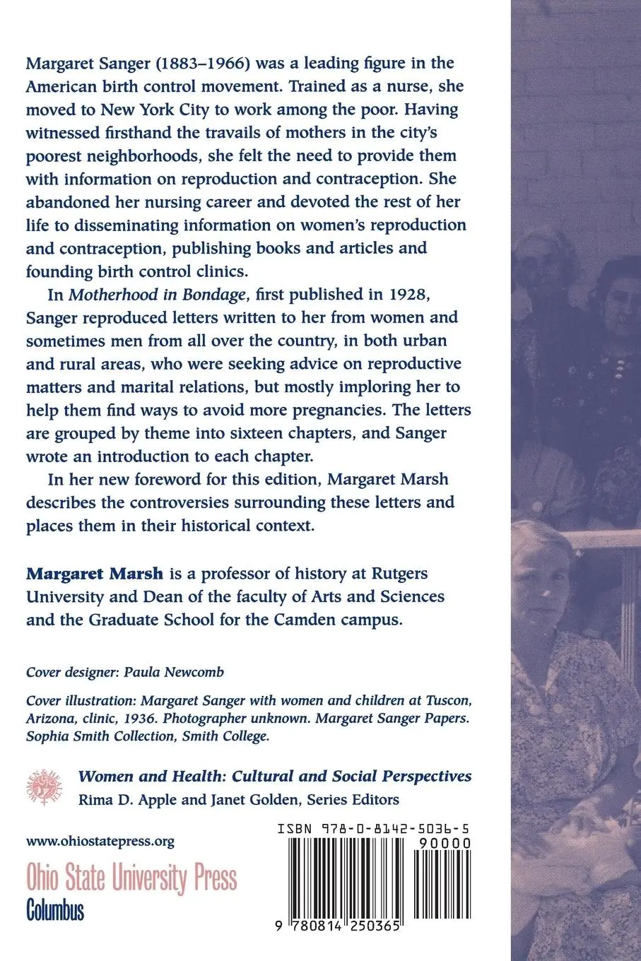 Rückseite: 9780814250365 | Motherhood in Bondage | Foreword by Margaret Marsh | Margaret Sanger