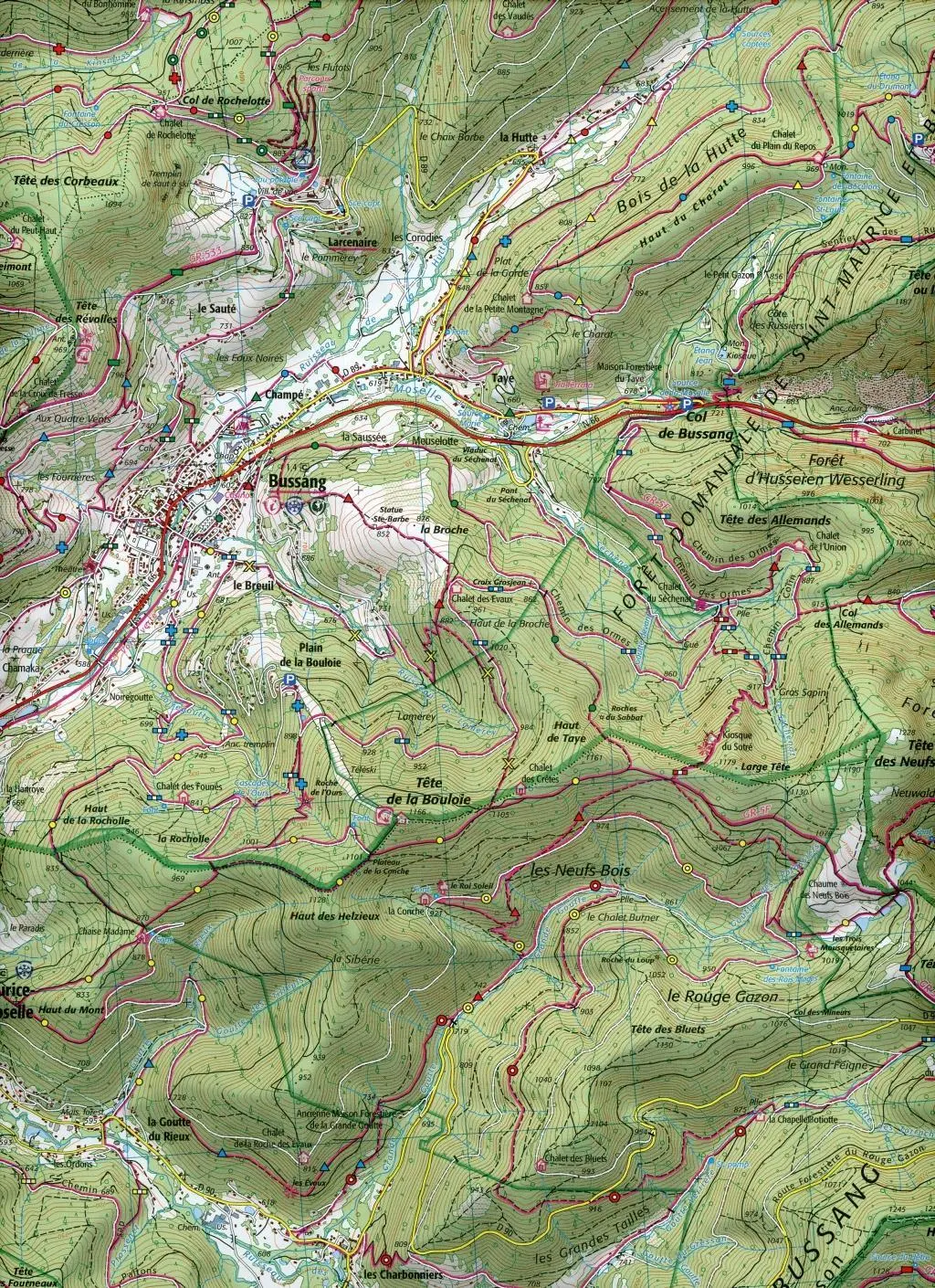 Bild: 9782758550365 | Bussang.Ballon D'Alsace.Le Grand Ballon 1:25 000 | (Land-)Karte | 2020