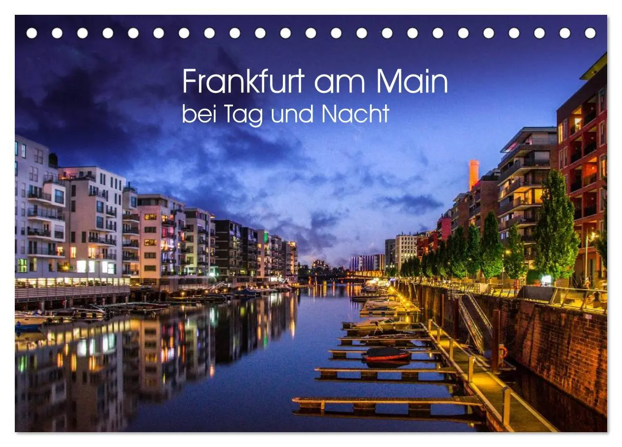 Cover: 9783516030365 | Frankfurt am Main bei Tag und Nacht (Tischkalender 2026 DIN A5...