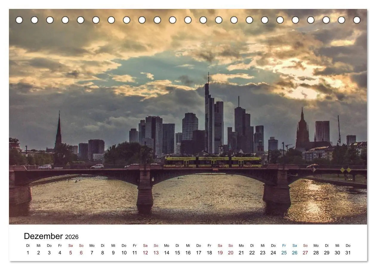 Bild: 9783516030365 | Frankfurt am Main bei Tag und Nacht (Tischkalender 2026 DIN A5...