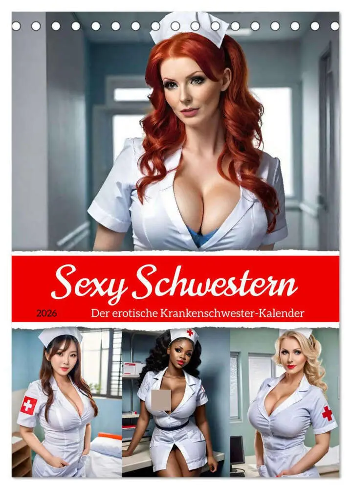 Cover: 9783516270365 | Sexy Schwestern (Tischkalender 2026 DIN A5 hoch), CALVENDO...