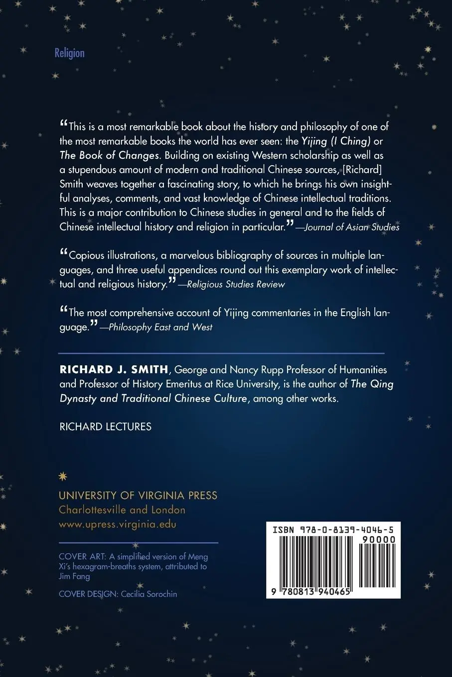 Rückseite: 9780813940465 | Fathoming the Cosmos and Ordering the World | Richard J Smith | Buch