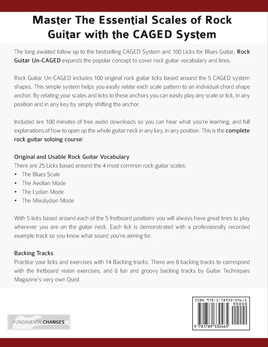 Rückseite: 9781789330465 | Rock Guitar UnCAGED | Joseph Alexander | Taschenbuch | Englisch | 2019