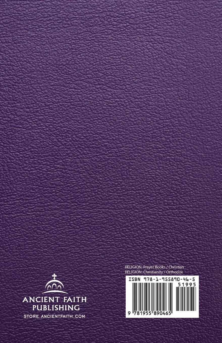 Rückseite: 9781955890465 | The Ancient Faith Psalter Large Print Edition | Church | Taschenbuch