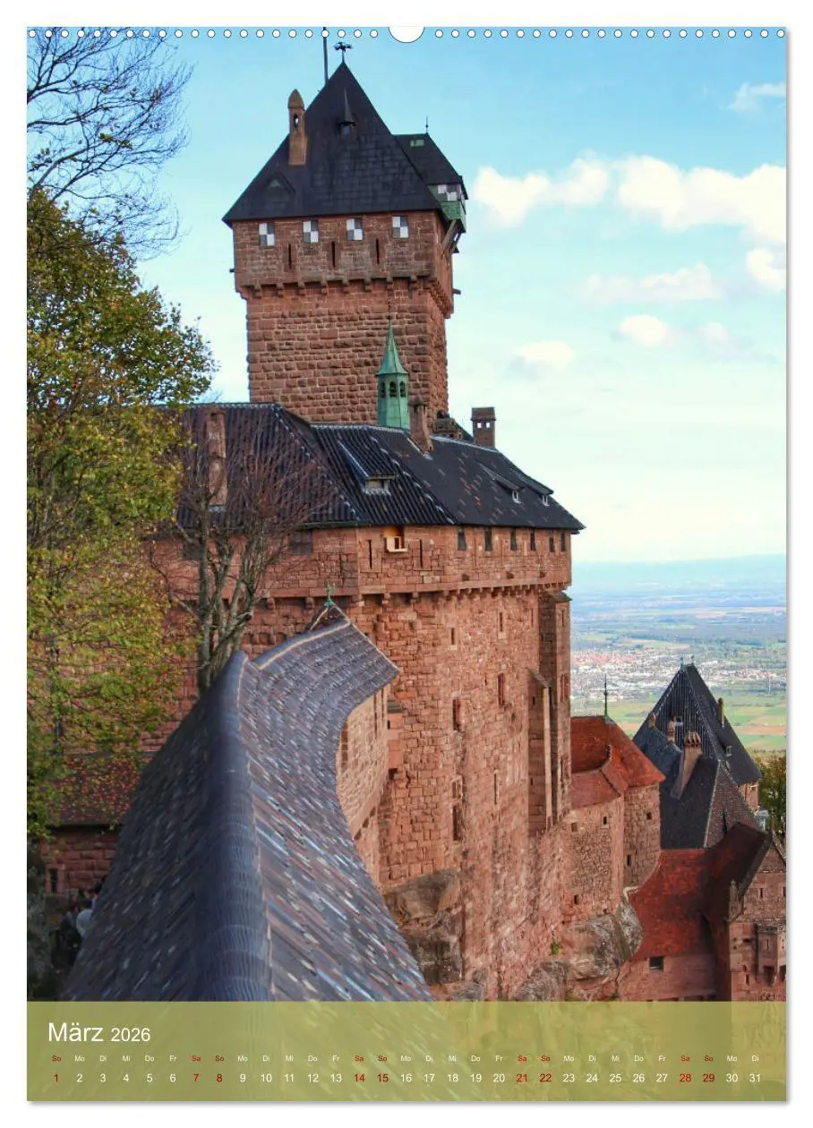 Bild: 9783516330465 | Reise durchs Elsass (Wandkalender 2026 DIN A2 hoch), CALVENDO...