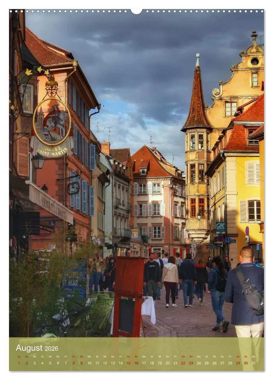 Bild: 9783516330465 | Reise durchs Elsass (Wandkalender 2026 DIN A2 hoch), CALVENDO...