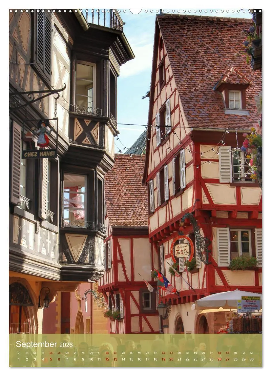 Bild: 9783516330465 | Reise durchs Elsass (Wandkalender 2026 DIN A2 hoch), CALVENDO...