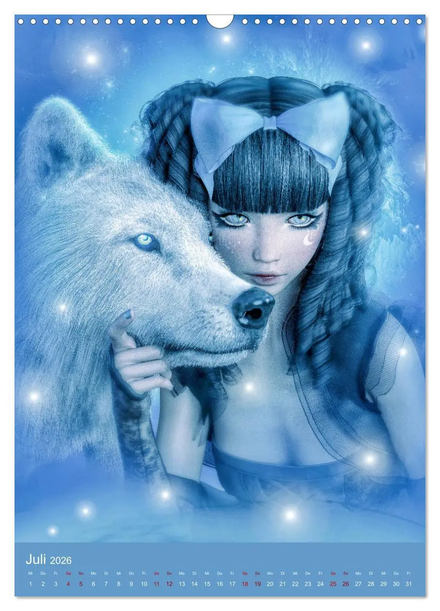 Bild: 9783516400465 | Mädchen im Manga Style (Gothic Art) (Wandkalender 2026 DIN A3...