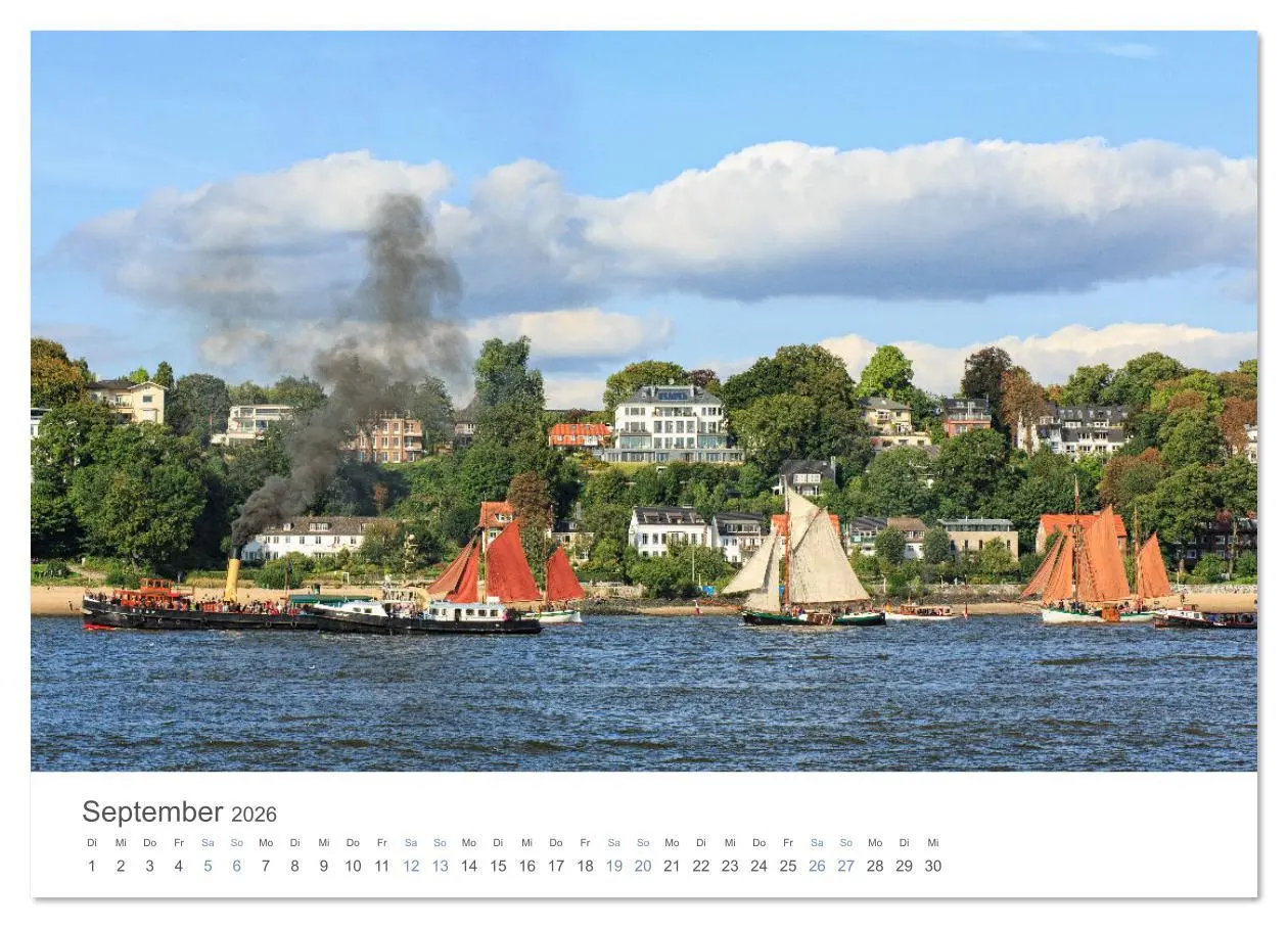 Bild: 9783516640465 | Die Elbmetropole Hamburg (Wandkalender 2026 DIN A3 quer), CALVENDO...