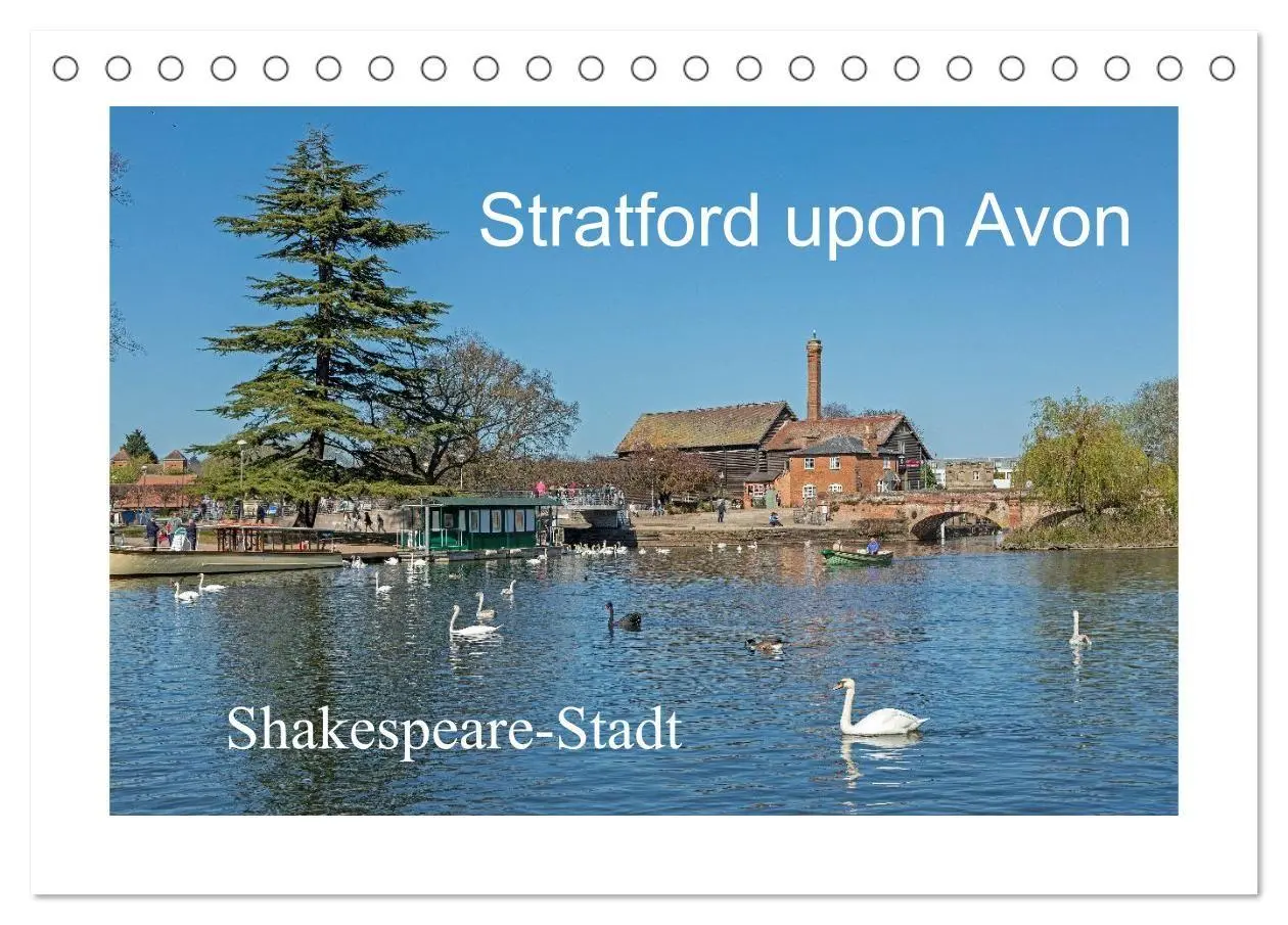 Cover: 9783516710465 | Stratford upon Avon - Shakespeare-Stadt (Tischkalender 2026 DIN A5...