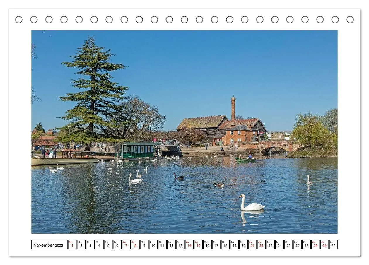 Bild: 9783516710465 | Stratford upon Avon - Shakespeare-Stadt (Tischkalender 2026 DIN A5...