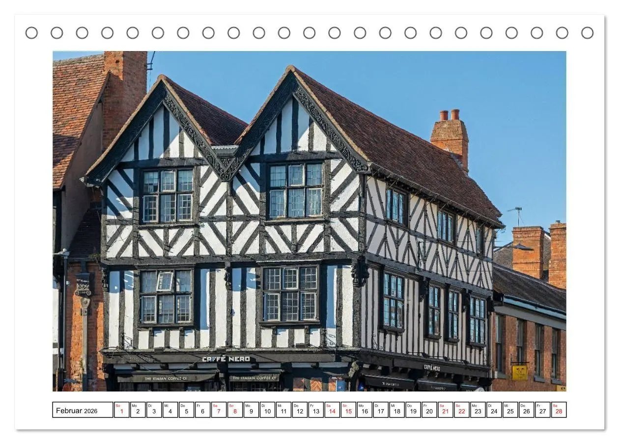 Bild: 9783516710465 | Stratford upon Avon - Shakespeare-Stadt (Tischkalender 2026 DIN A5...