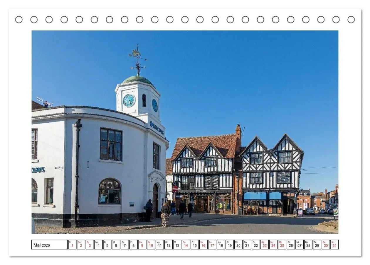 Bild: 9783516710465 | Stratford upon Avon - Shakespeare-Stadt (Tischkalender 2026 DIN A5...