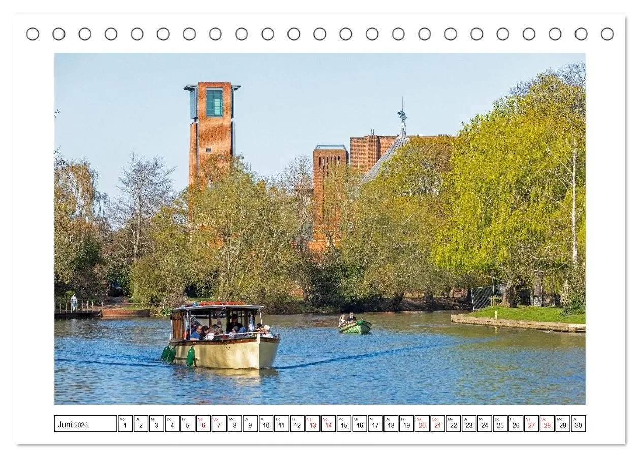 Bild: 9783516710465 | Stratford upon Avon - Shakespeare-Stadt (Tischkalender 2026 DIN A5...