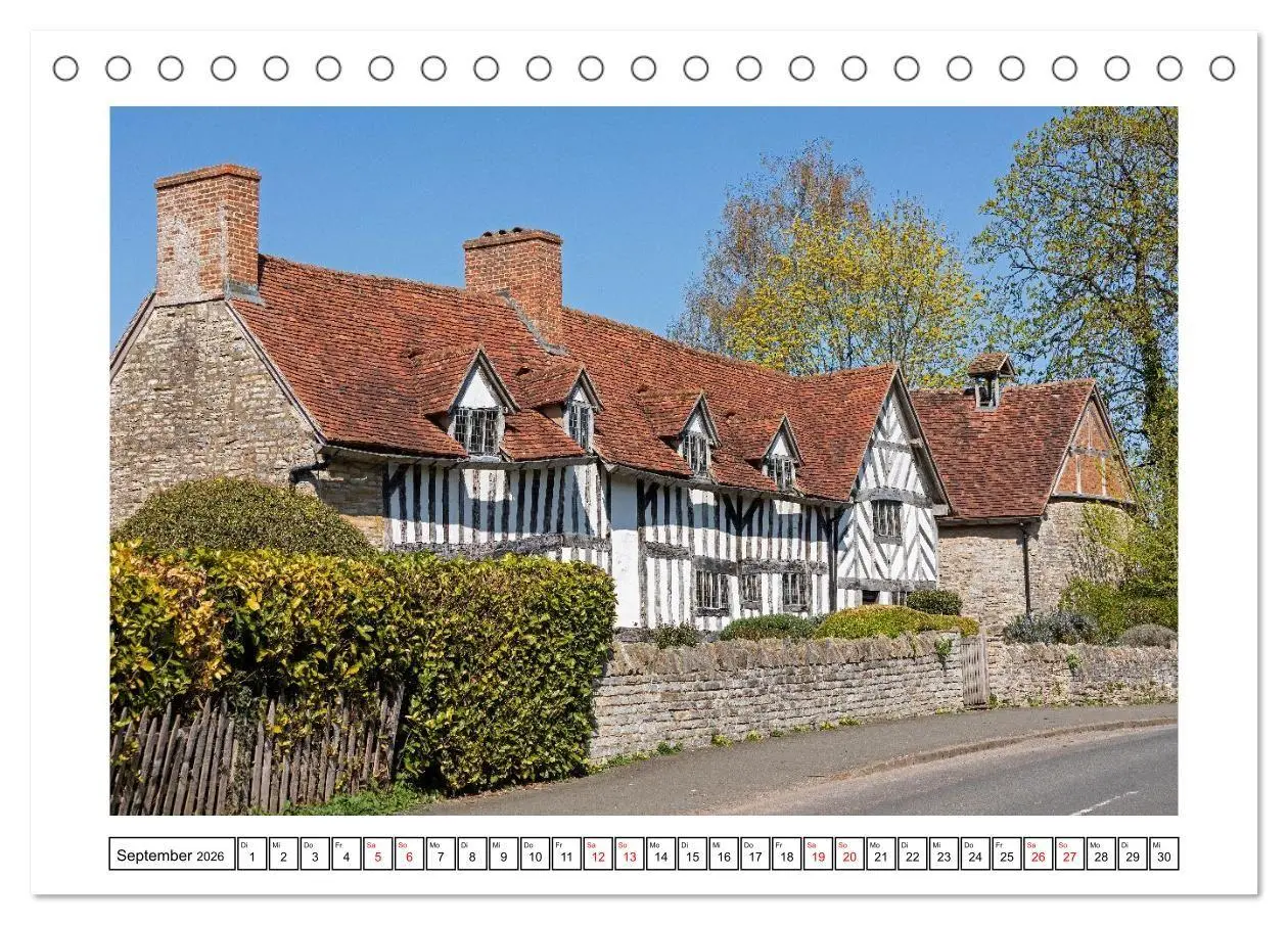 Bild: 9783516710465 | Stratford upon Avon - Shakespeare-Stadt (Tischkalender 2026 DIN A5...