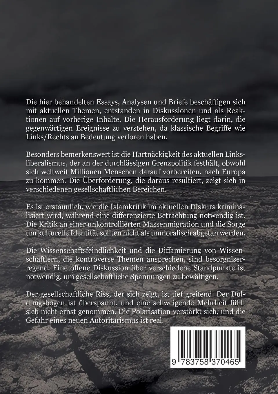 Rückseite: 9783758370465 | Ungeist als Zeitgeist | Anmerkungen, Briefe und Essays | Mansion