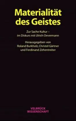 Cover: 9783934730465 | Materialität des Geistes | Ferdinand Zehentreiter (u. a.) | Buch