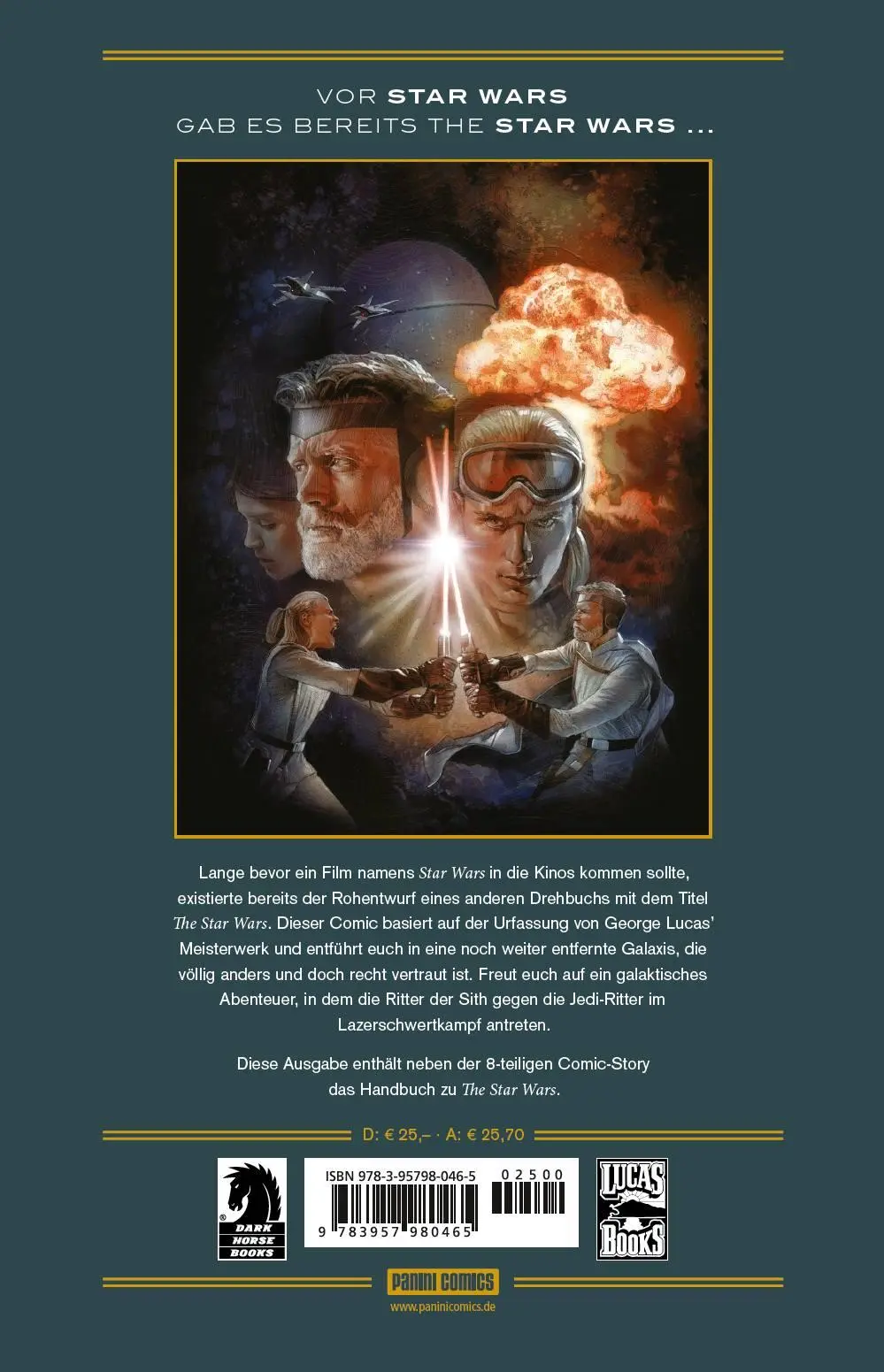 Rückseite: 9783957980465 | The Star Wars - Die Urfassung | George Lucas (u. a.) | Buch | 192 S.