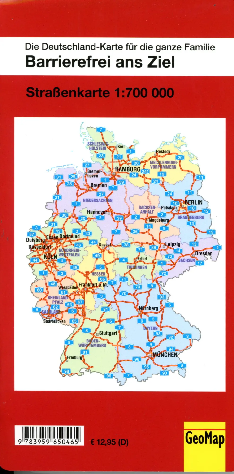 Bild: 9783959650465 | Straßenkarte Deutschland 2024/25 | GeoMap | (Land-)Karte | Deutsch