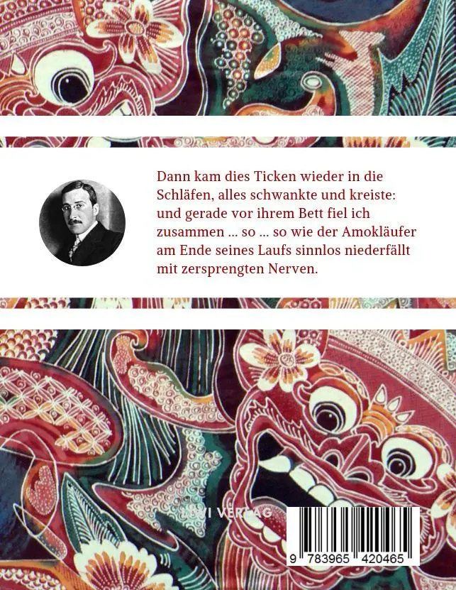Rückseite: 9783965420465 | Stefan Zweig: Der Amokläufer | Stefan Zweig | Taschenbuch | 44 S.