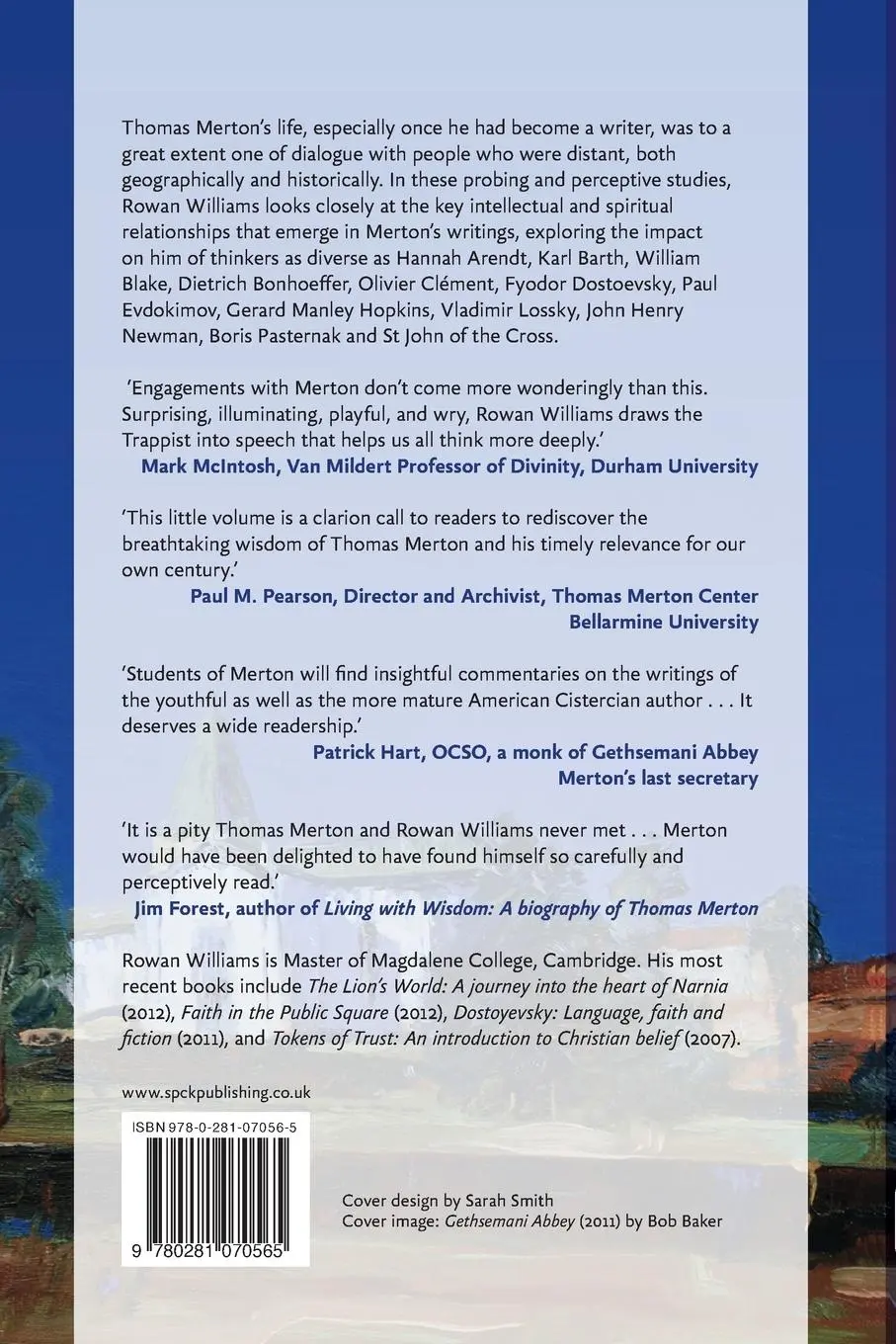 Rückseite: 9780281070565 | A Silent Action | Engagements With Thomas Merton | Rowan Williams