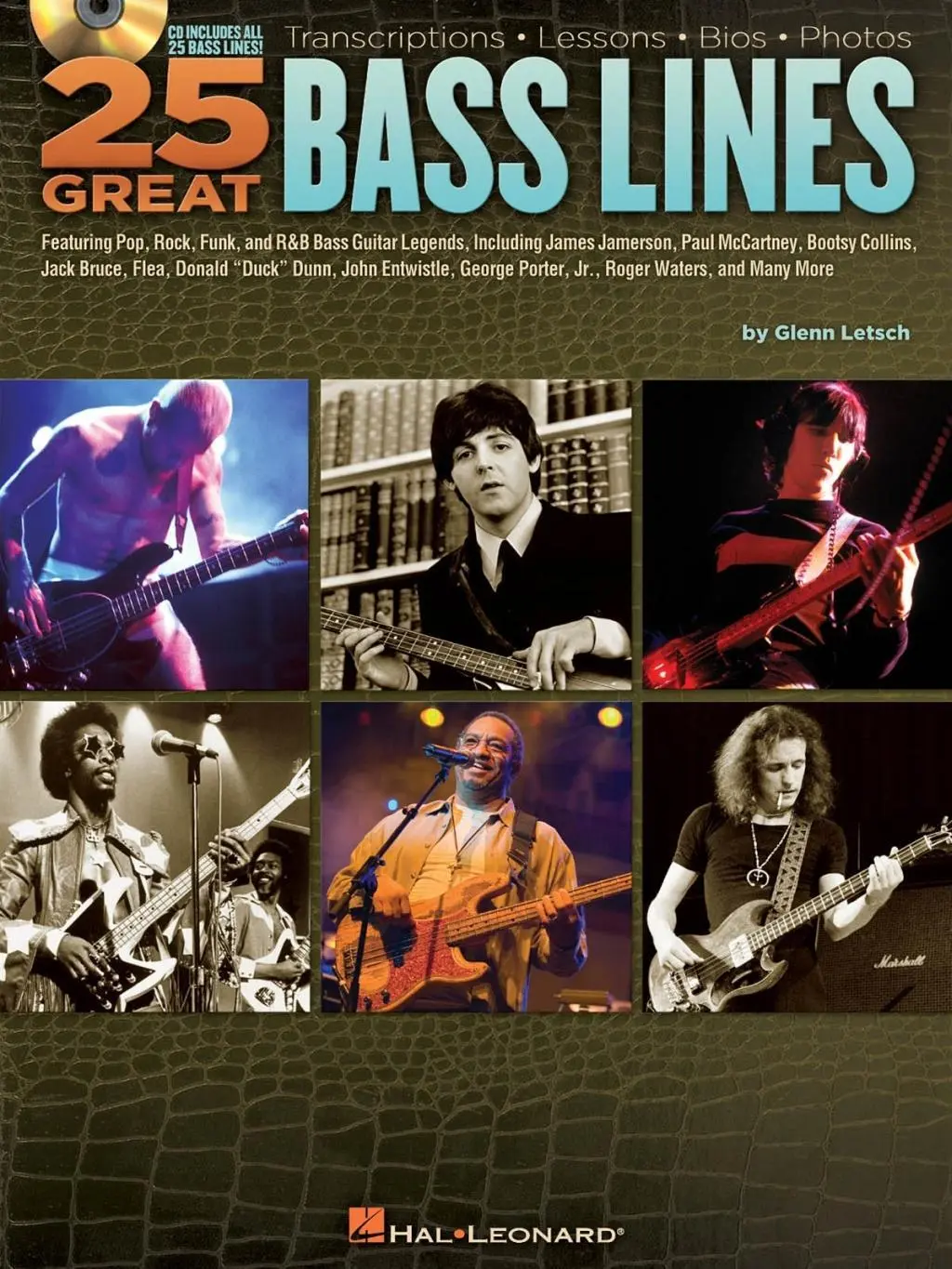 Cover: 9781423460565 | 25 Great Bass Lines | Transcriptions · Lessons · Bios · Photos | Buch