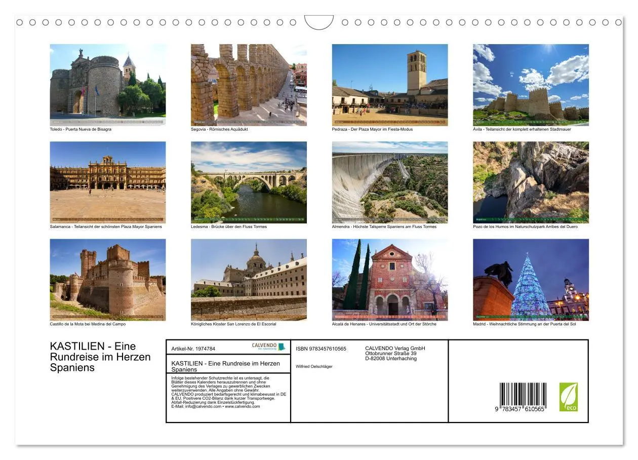 Bild: 9783457610565 | KASTILIEN - Eine Rundreise im Herzen Spaniens (Wandkalender 2026...