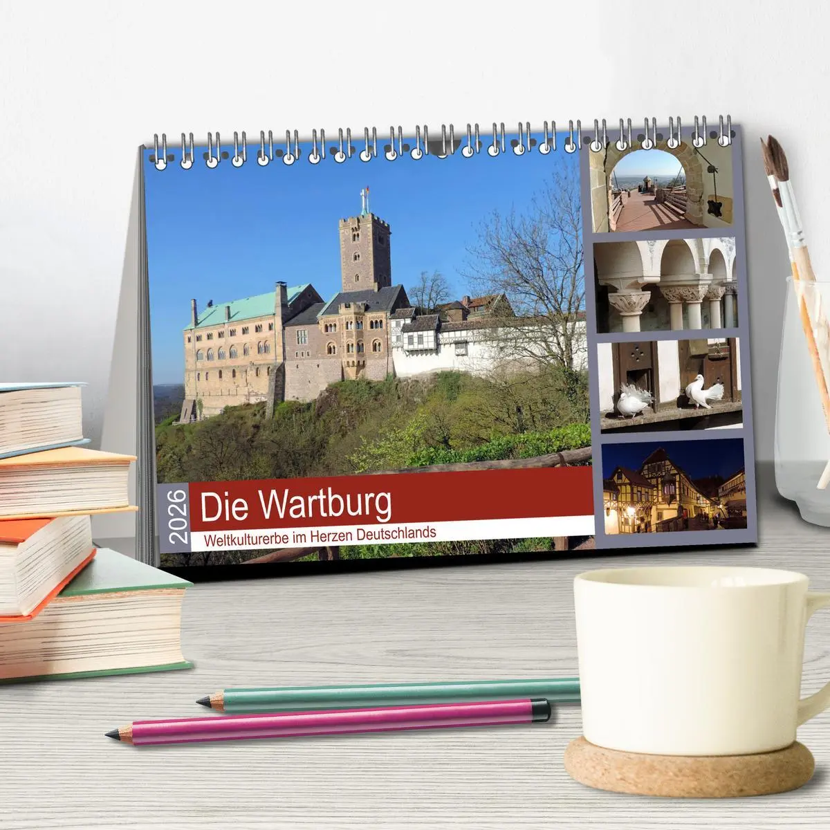 Bild: 9783457850565 | Die Wartburg - Weltkulturerbe im Herzen Deutschlands (Tischkalender...