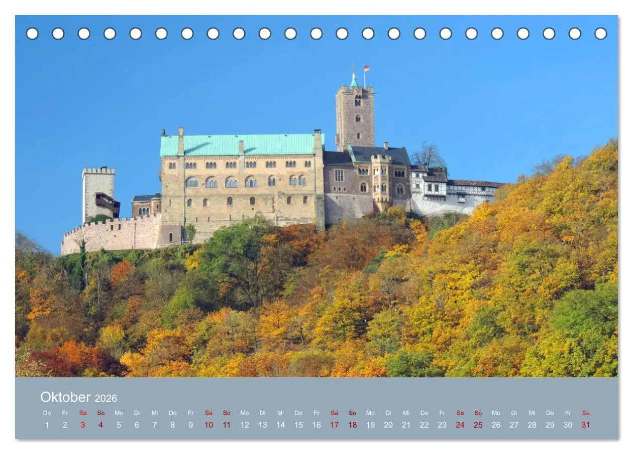 Bild: 9783457850565 | Die Wartburg - Weltkulturerbe im Herzen Deutschlands (Tischkalender...