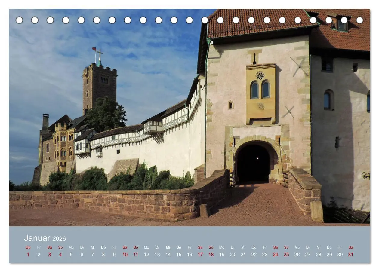 Bild: 9783457850565 | Die Wartburg - Weltkulturerbe im Herzen Deutschlands (Tischkalender...