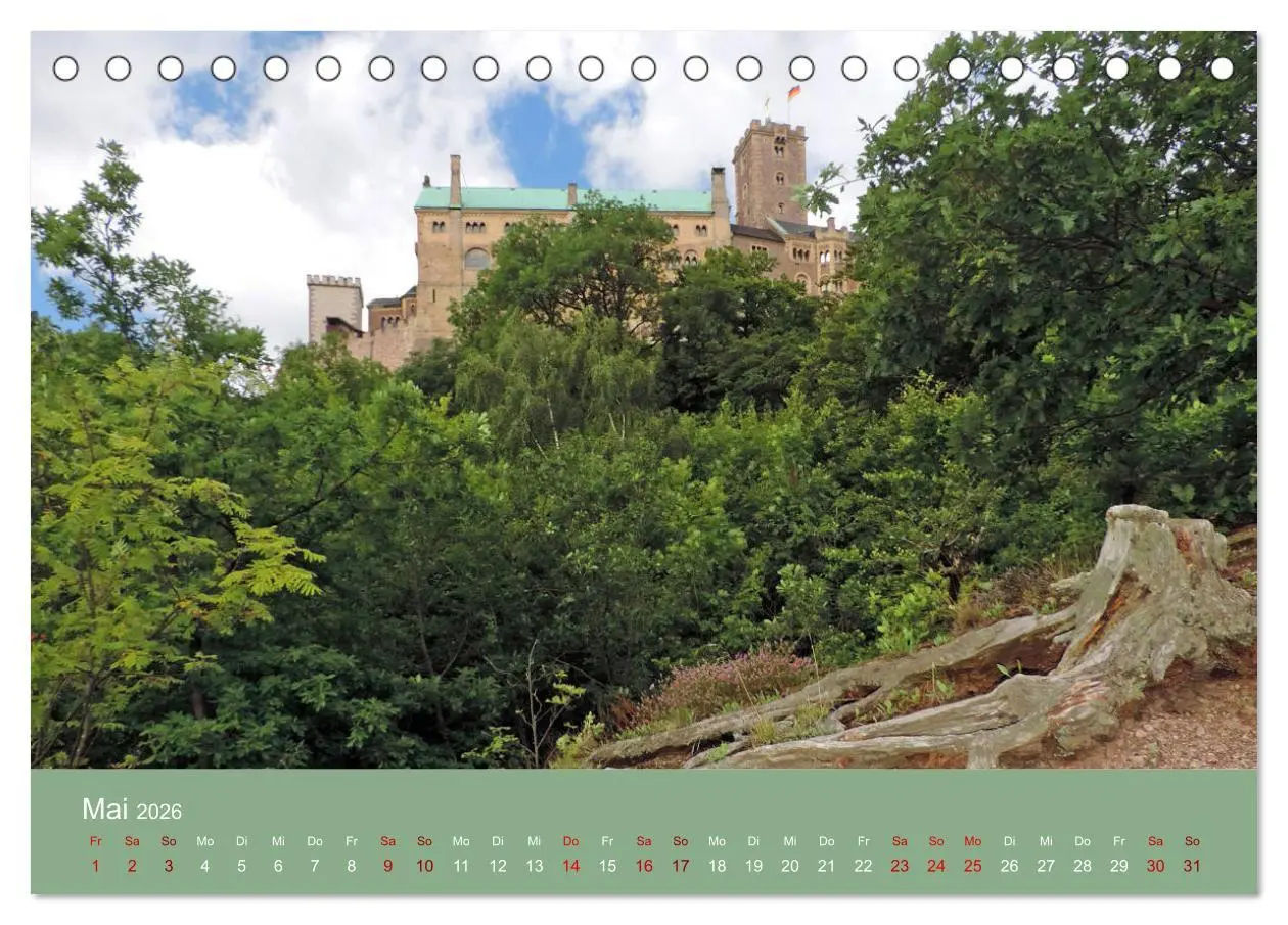 Bild: 9783457850565 | Die Wartburg - Weltkulturerbe im Herzen Deutschlands (Tischkalender...