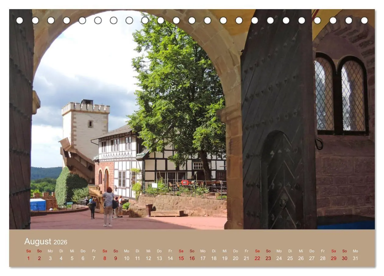 Bild: 9783457850565 | Die Wartburg - Weltkulturerbe im Herzen Deutschlands (Tischkalender...