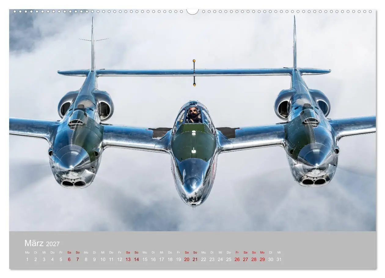 Bild: 9783569580565 | Fliegende Legenden - Warbirds (hochwertiger Premium Wandkalender...