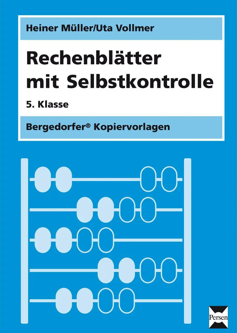 Cover: 9783834420565 | Rechenblätter mit Selbstkontrolle - 5. Klasse | Heiner Müller (u. a.) Cover: 9783834420565 | Rechenblätter mit Selbstkontrolle - 5. Klasse | Heiner Müller (u. a.)
