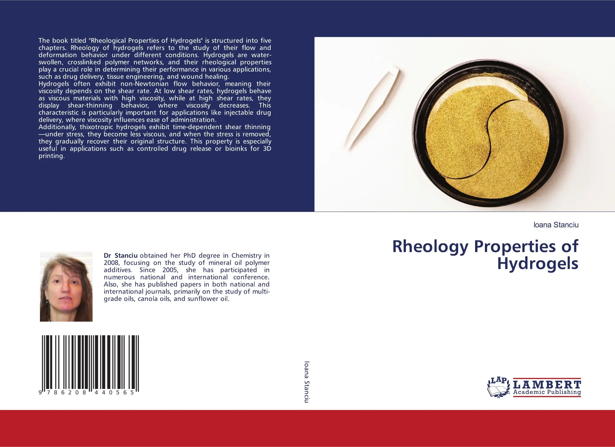 Cover: 9786208440565 | Rheology Properties of Hydrogels | Ioana Stanciu | Taschenbuch | 2025