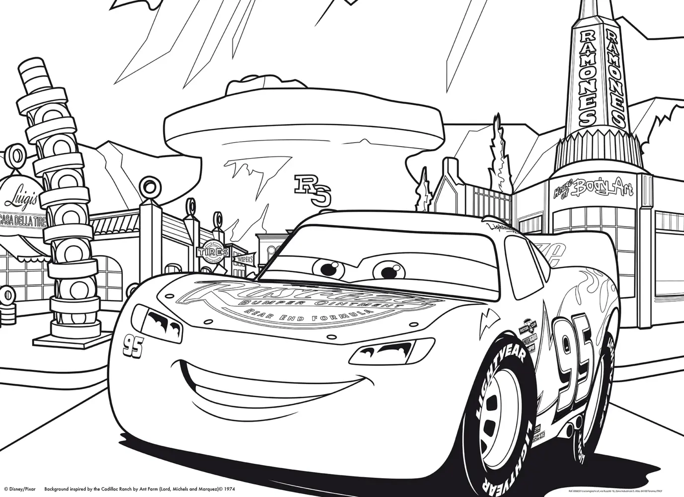 Bild: 8008324060665 | Disney Puzzle Df Maxi Floor 35 Cars 3 - Go! Go! Go! (Puzzle) | Spiel