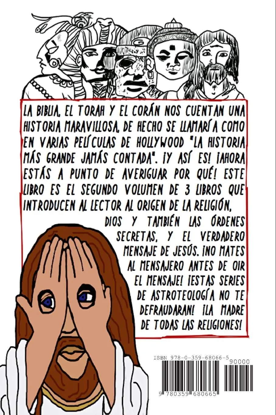 Rückseite: 9780359680665 | ASTROTEOLOG?A | LA CARA OCULTA DE JESUCRISTO Y LAS RELIGIONES | Buch