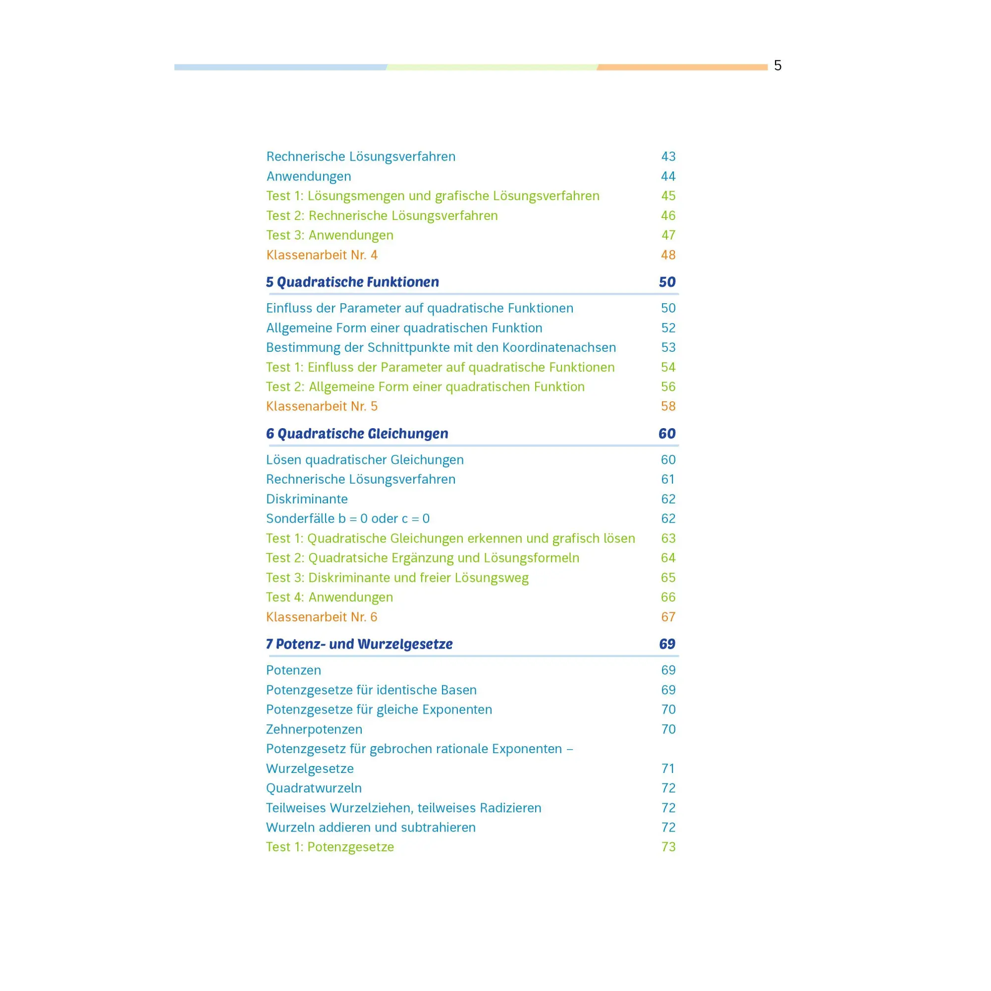 Bild: 9783070030665 | Fit für die Klassenarbeit - Gymnasium. Mathematik 8/9 | Taschenbuch