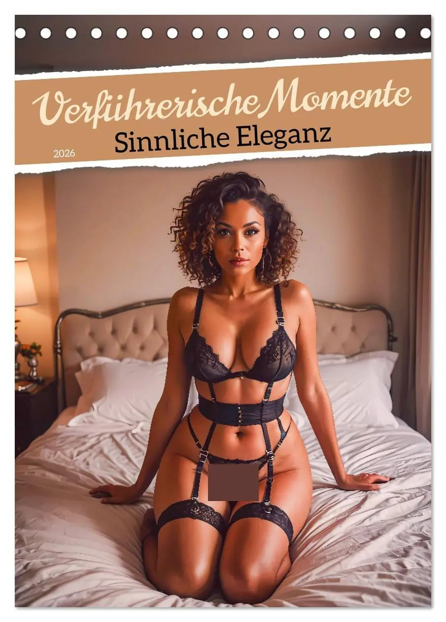Cover: 9783516240665 | Verführerische Momente - Sinnliche Eleganz (Tischkalender 2026 DIN...