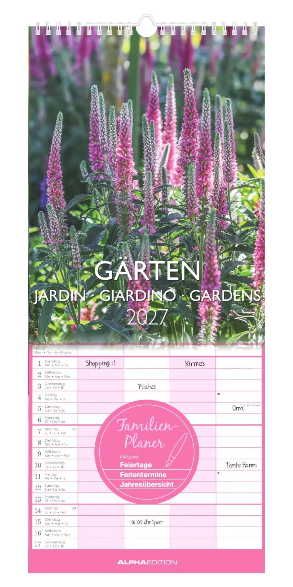 Cover: 4069095010765 | Gärten 2027 | Neumann Verlage GmbH &amp; Co KG | Kalender | 14 S. | 2027