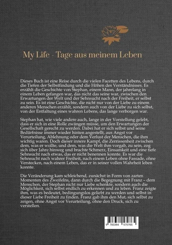 Rückseite: 9783384570765 | My Life - Tage aus meinem Leben | Emanuel Grande | Taschenbuch | 2025