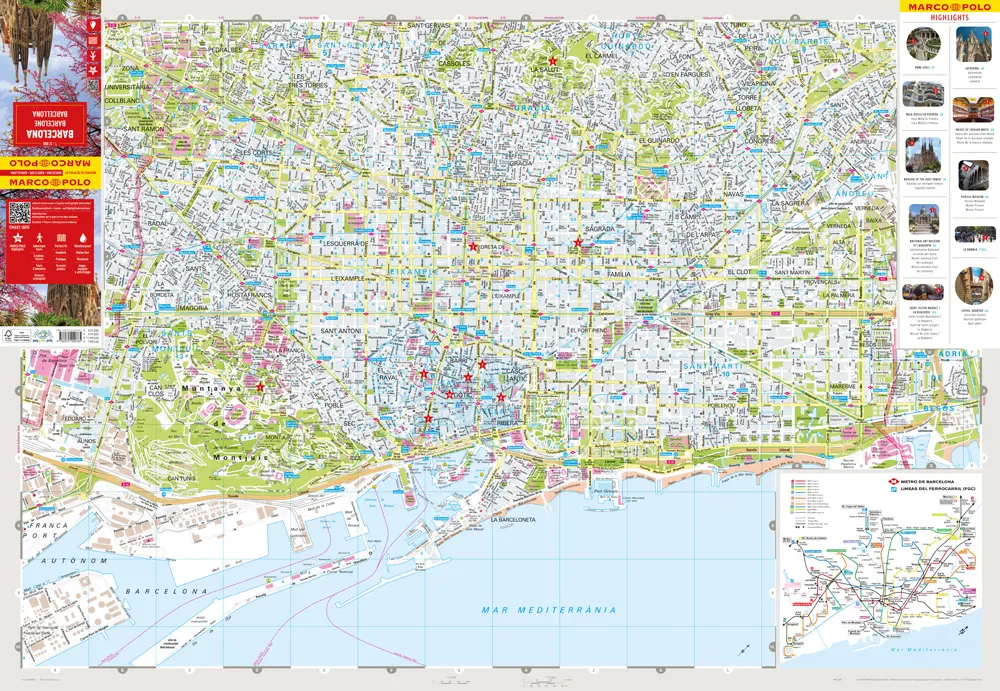 Bild: 9783575020765 | MARCO POLO Cityplan Barcelona 1:12.000 | (Land-)Karte | Deutsch | 2024