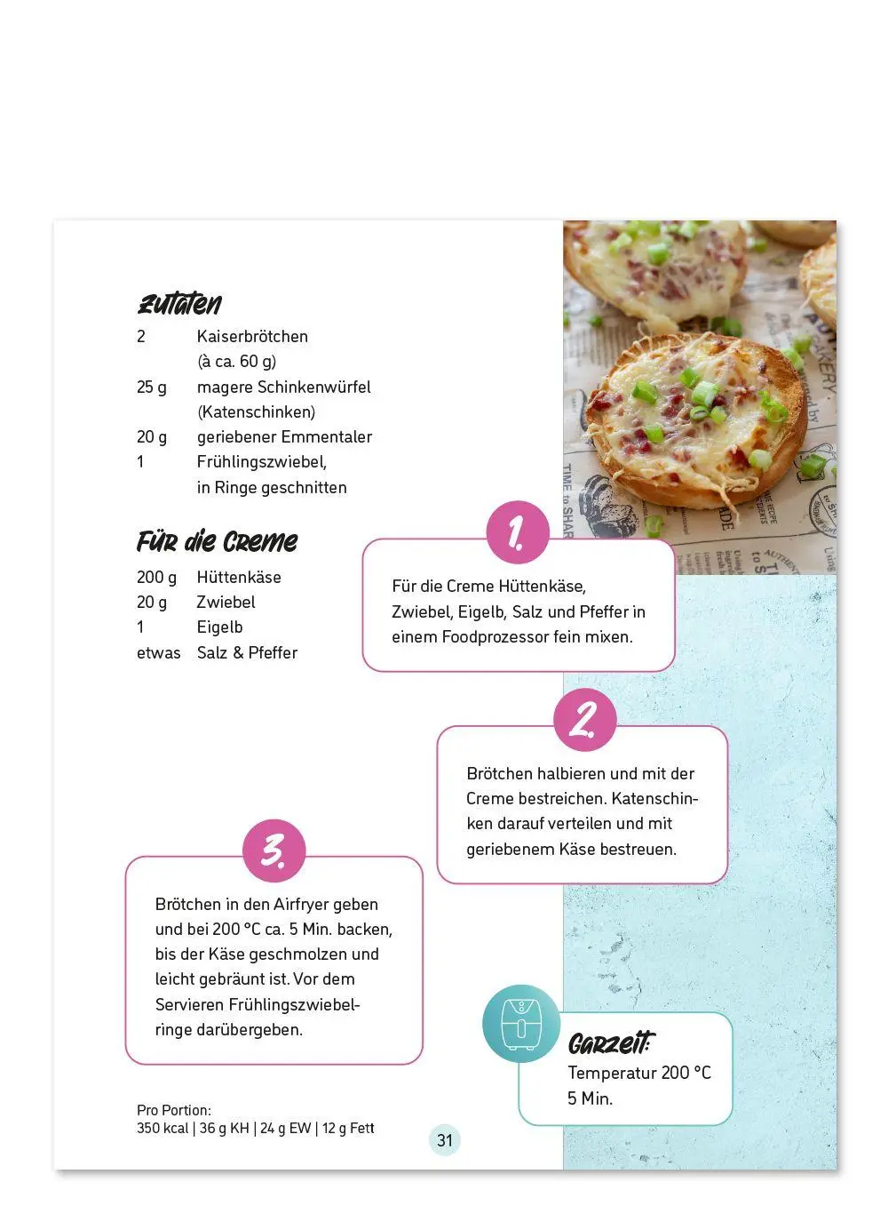 Bild: 9783961810765 | High Protein Fast Food aus dem Airfryer | Corinna Wild | Taschenbuch