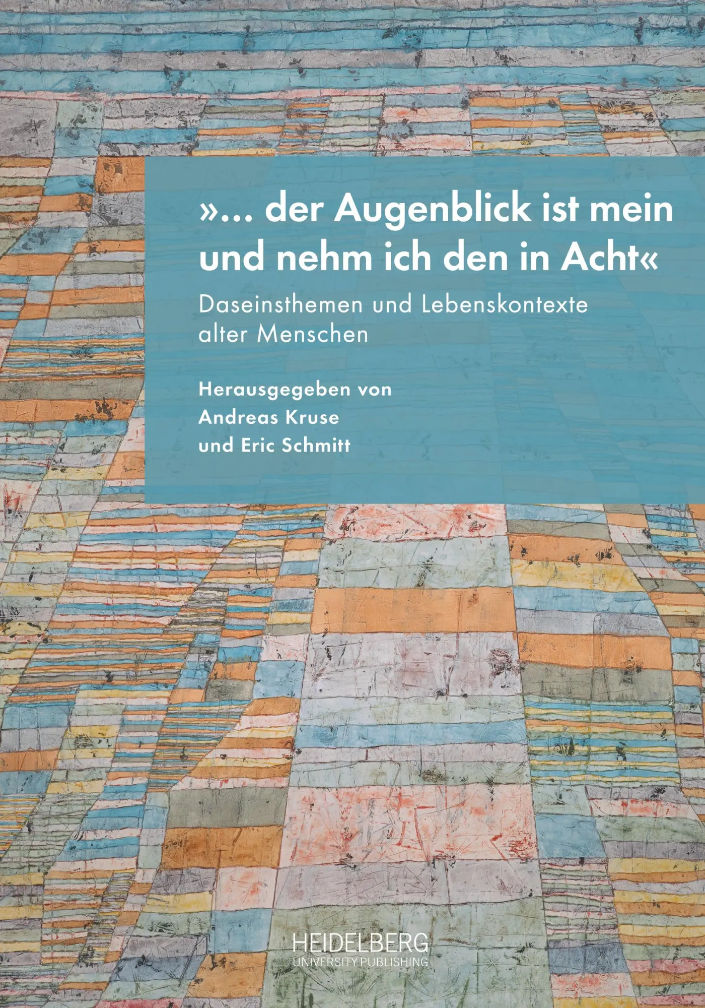 Cover: 9783968220765 | "... der Augenblick ist mein und nehm ich den in Acht" | Kruse (u. a.)