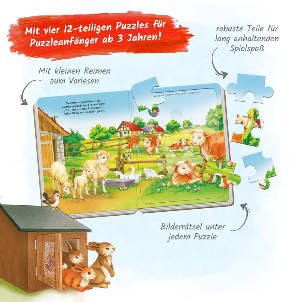 Bild: 9783988020765 | Trötsch Puzzlebuch Bauernhof | Trötsch Verlag | Buch | 10 S. | Deutsch
