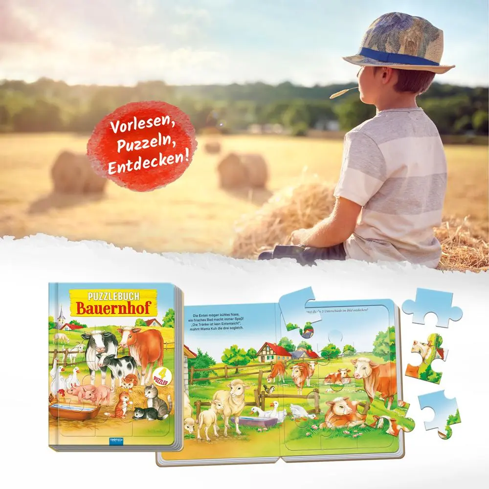 Bild: 9783988020765 | Trötsch Puzzlebuch Bauernhof | Trötsch Verlag | Buch | 10 S. | Deutsch