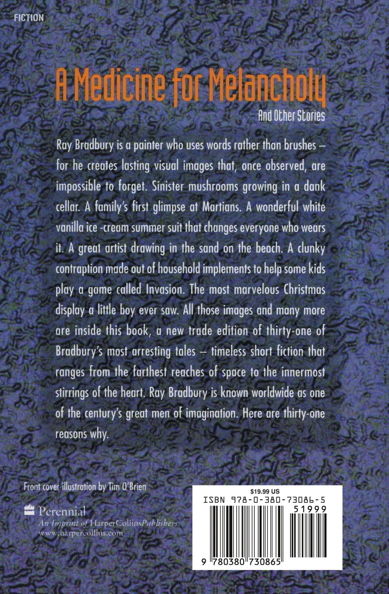 Rückseite: 9780380730865 | A Medicine for Melancholy and Other Stories | Ray Bradbury | Buch